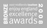 EMT Bronze award 2008 - East Midlands Tourism enjoy England excellence awards