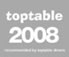 Toptable 2008 award